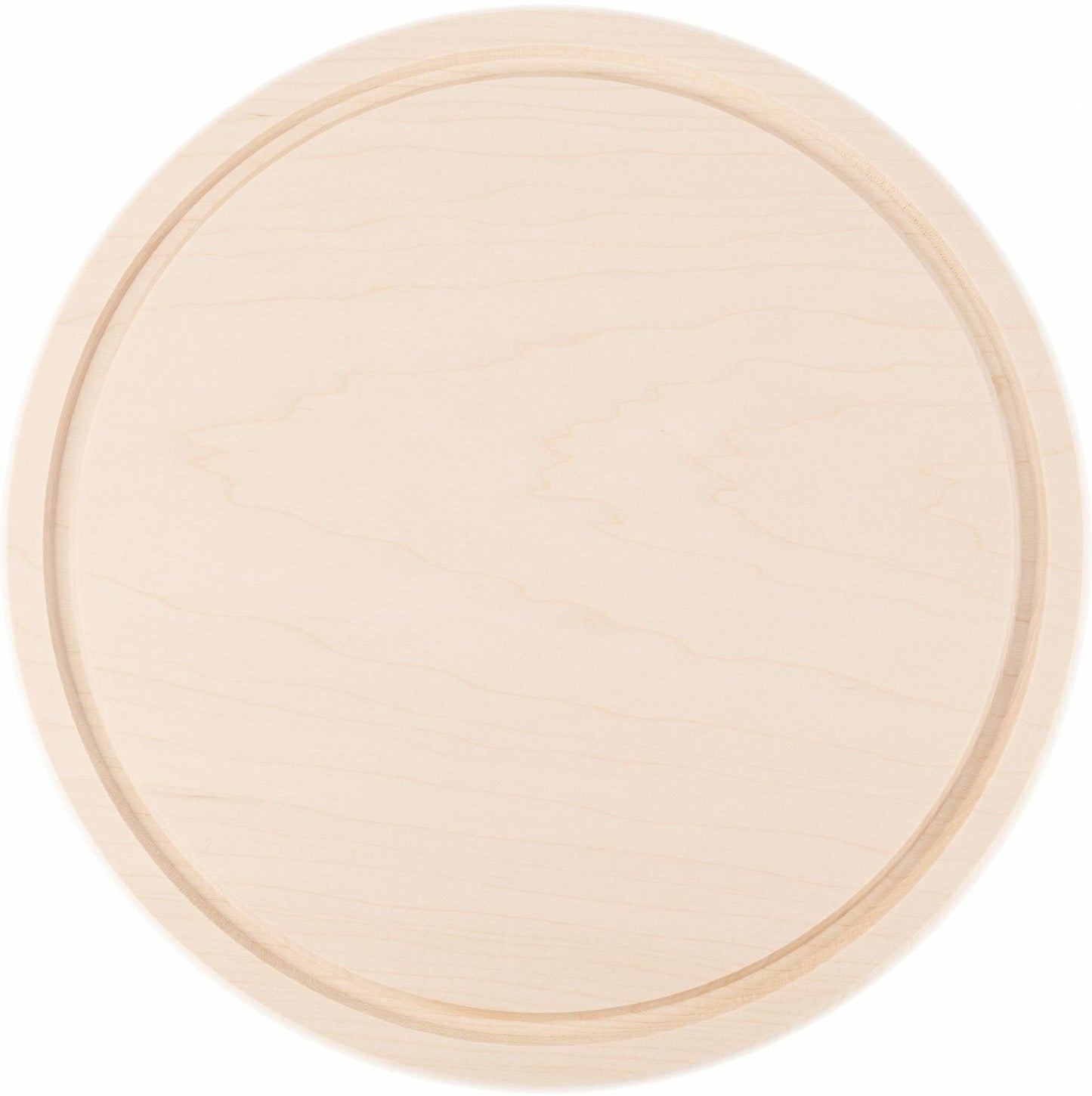 6er - Set Schneidebretter rund Ø 26cm – FSC® Ahornholz mit Saftrille - haftig.at