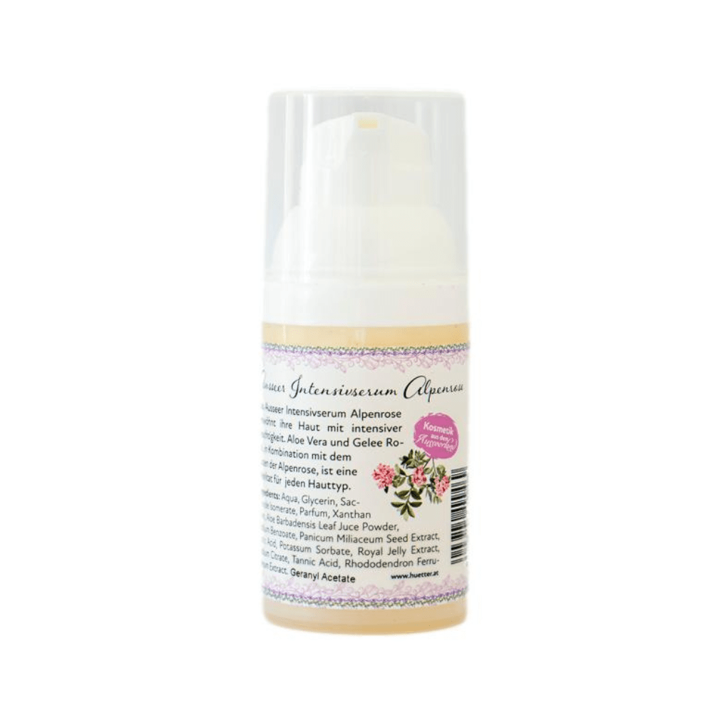 Ausseer Intensivserum Alpenrose 30 ml – Anti - Aging Pflege mit Pflanzenkraft - haftig.at