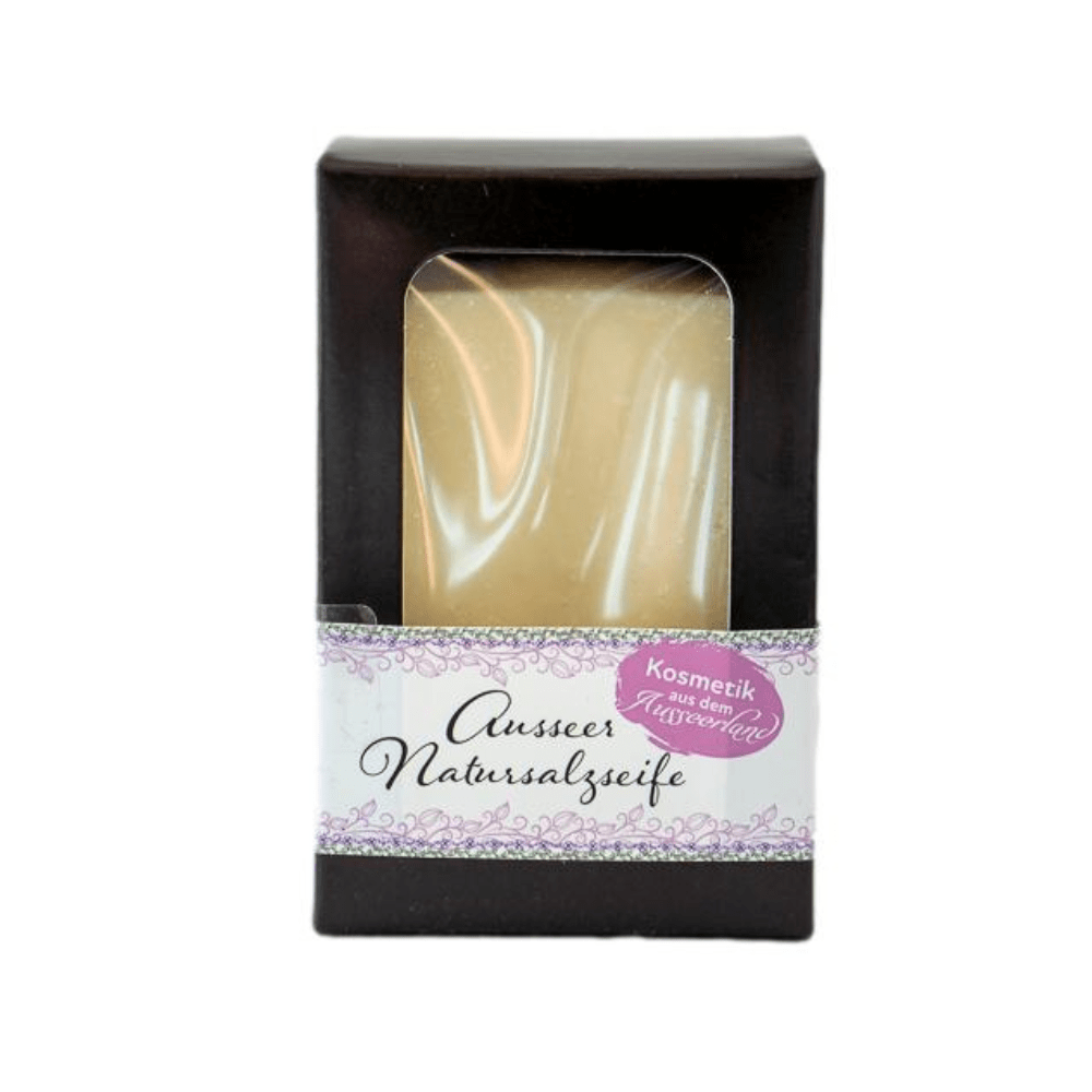Ausseer Natursalzseife 100g - Naturreine Pflege mit Ausseer Salz - haftig.at