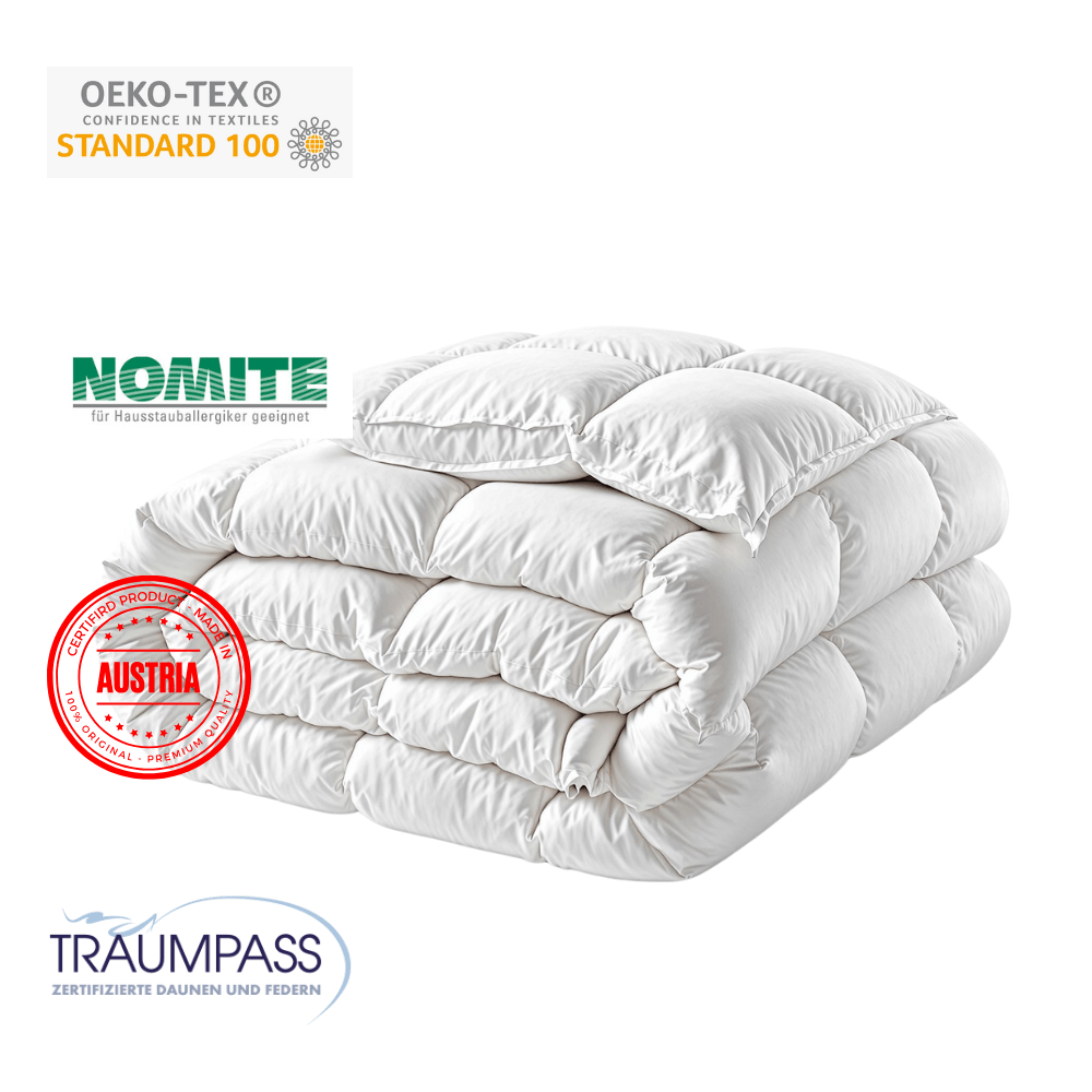 Premium Winter - Daunendecke Ambiente – Karpaten Gänsedaunen, Made in Austria - haftig.at