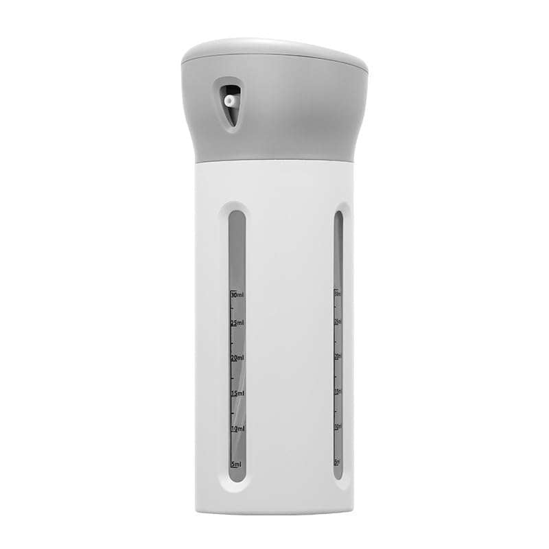 4 - in - 1 Reisespender 40 ml – auslaufsicherer Reisebehälter für Shampoo, Lotion & Pflege - haftig.at