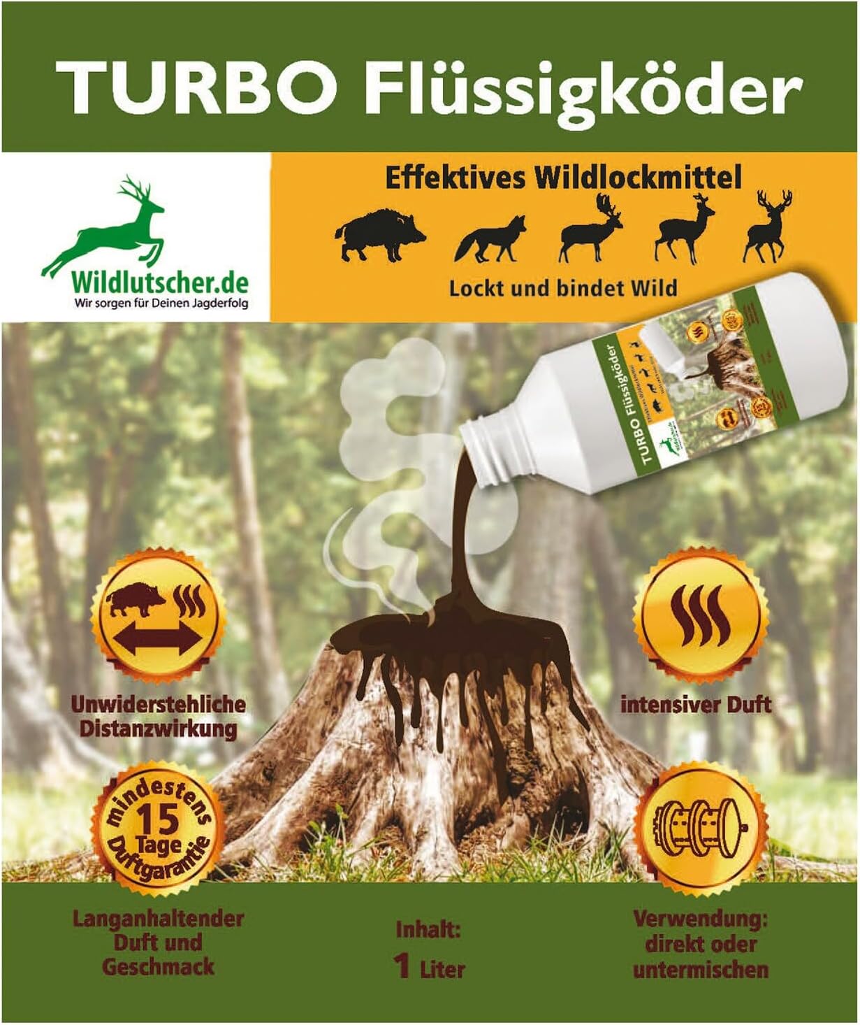 Wildlutscher® Turbo Flüssigköder, 3kg
