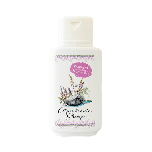 Alpenkräuter - Shampoo 200 ml – sanfte Pflege mit Kräuterpower - haftig.at