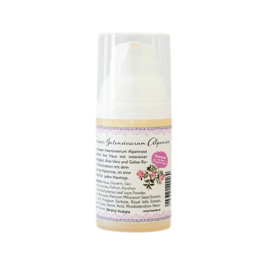 Ausseer Intensivserum Alpenrose 30 ml – Anti - Aging Pflege mit Pflanzenkraft - haftig.at