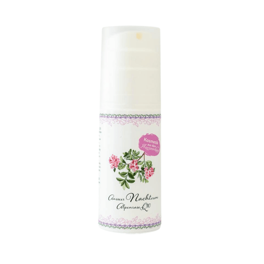 Ausseer Nachtcreme Alpenrose Q10 50 ml – Regeneration & Tiefpflege - haftig.at
