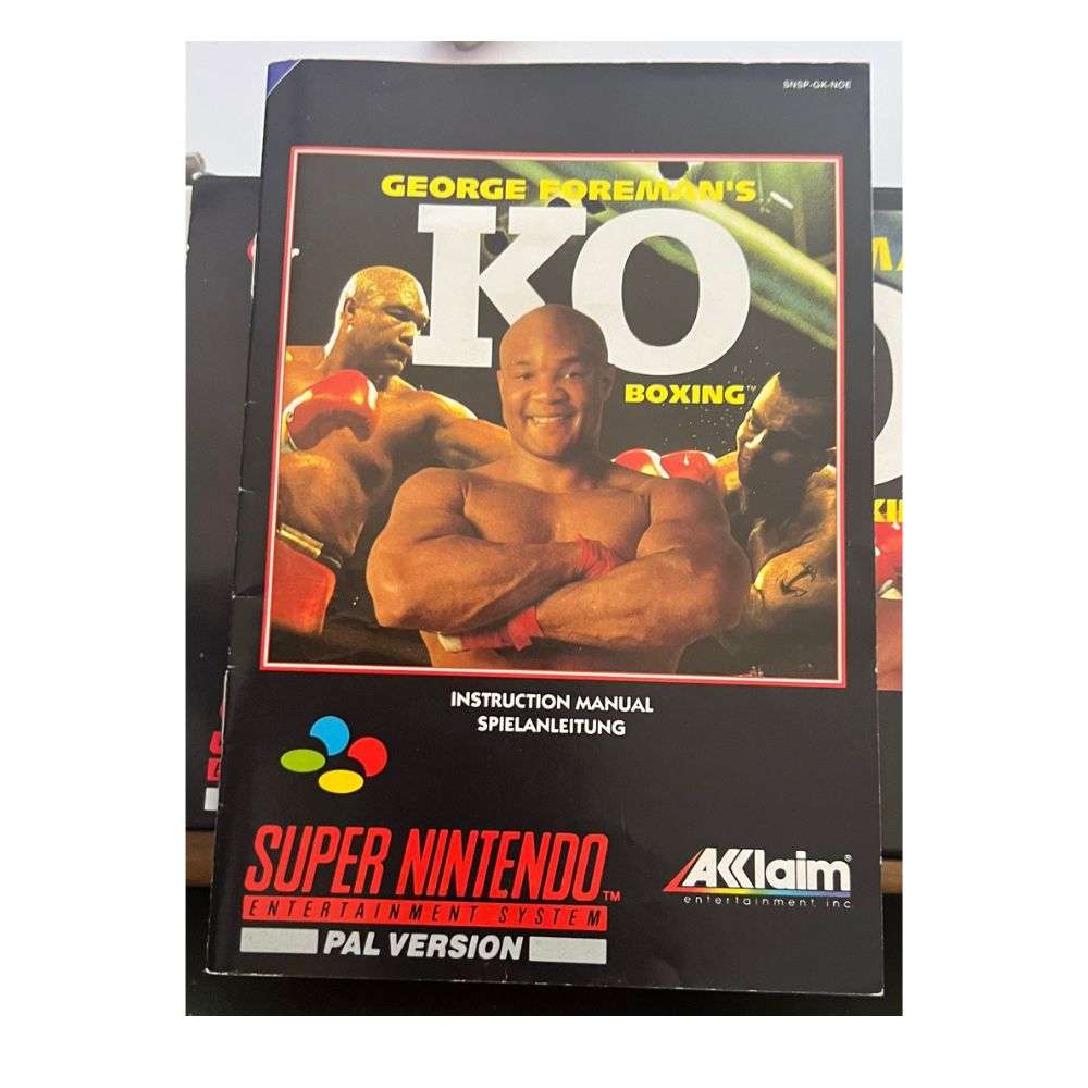 George Foreman's KO Boxing SNES PAL – mit OVP & Anleitung - haftig.at