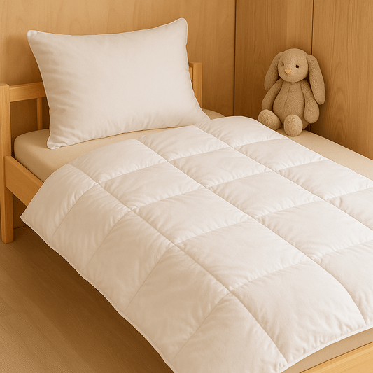 Kinder Schlafset Basis - Kissen und Decke - haftig.at