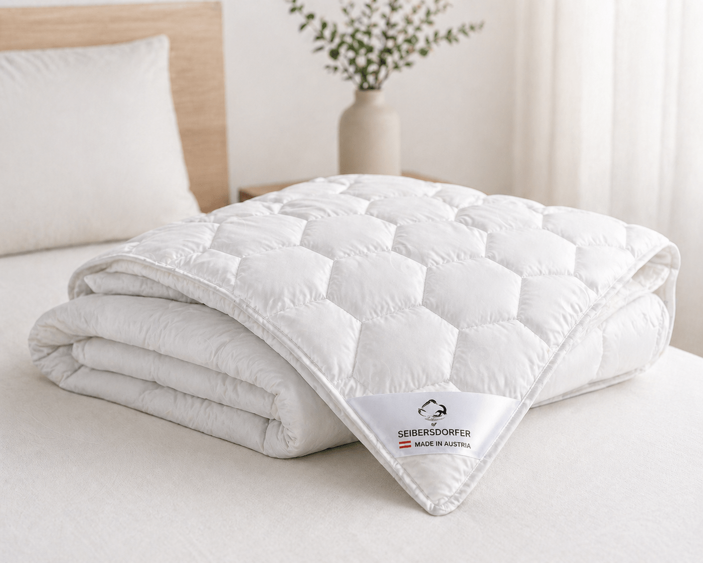 Premium Sommer - Daunendecke Spring Rose Lyocell – Made in Austria - haftig.at